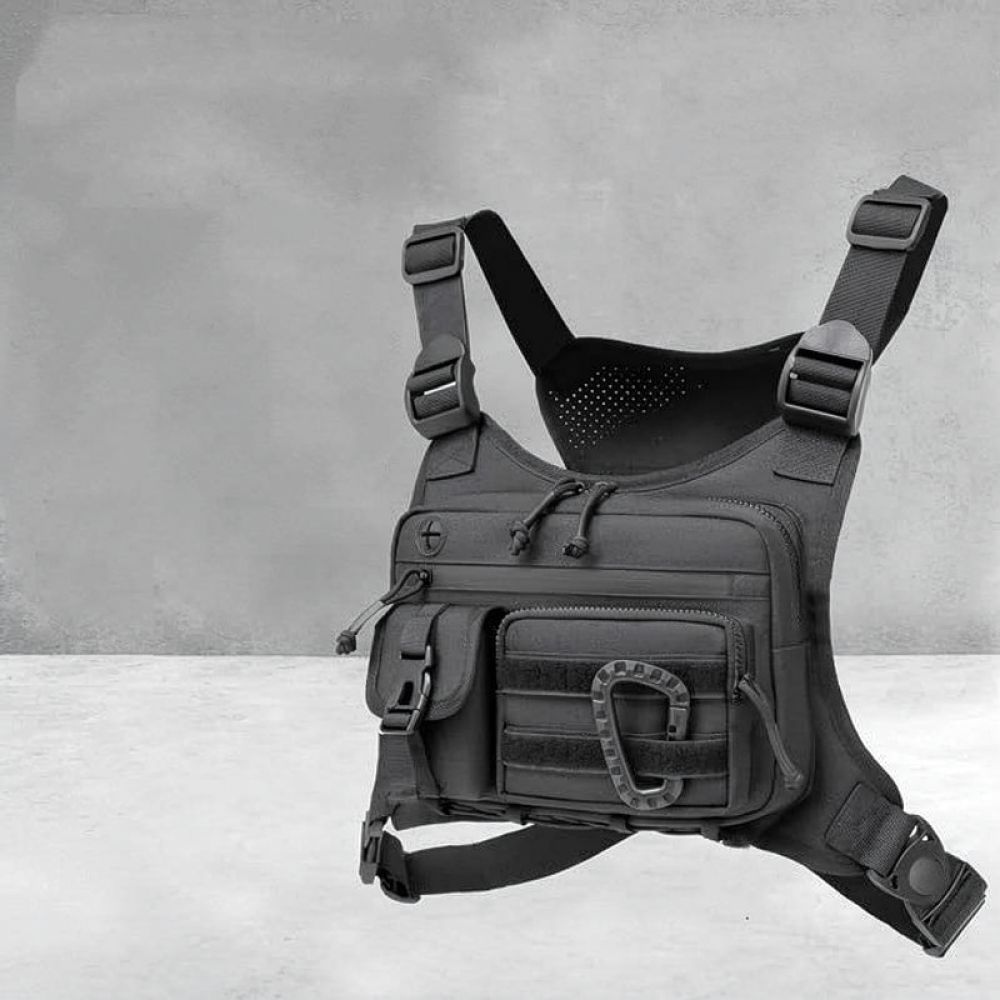 メンズ用タクティカルチェストバッグ、オックスフォード素材、耐 - Outdoor Sport Climbing Gear のレビューと価格